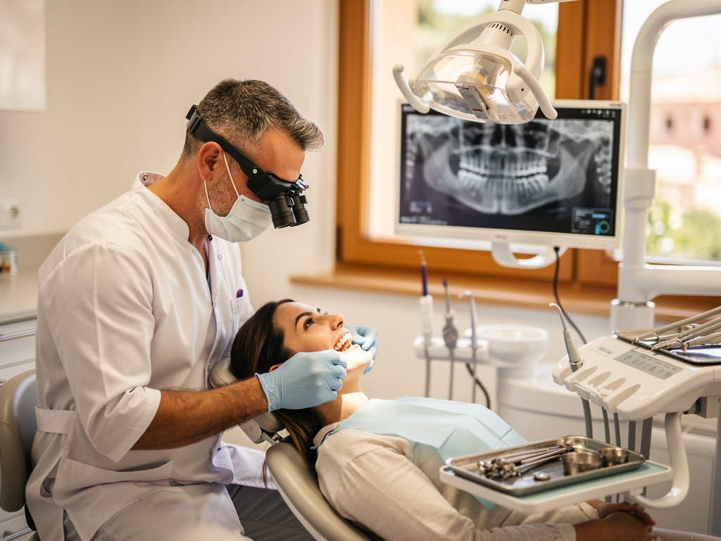 Fachrichtungsbild für Kieferchirurgie, Implantologie, Parodontologie, Prothetik, Kieferorthopädie