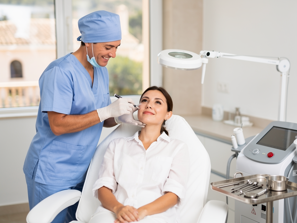 Fachrichtungsbild für Plastische Chirurgie, Ästhetische Chirurgie, Rekonstruktive Chirurgie, Allgemeinchirurgie, Viszeralchirurgie, Endokrine Chirurgie, Brust-, Haut- & Weichteil-Chirurgie, Kolon- und Rektum-Chirurgie, Bauchwandhernien, Handchirurgie, Proktologie