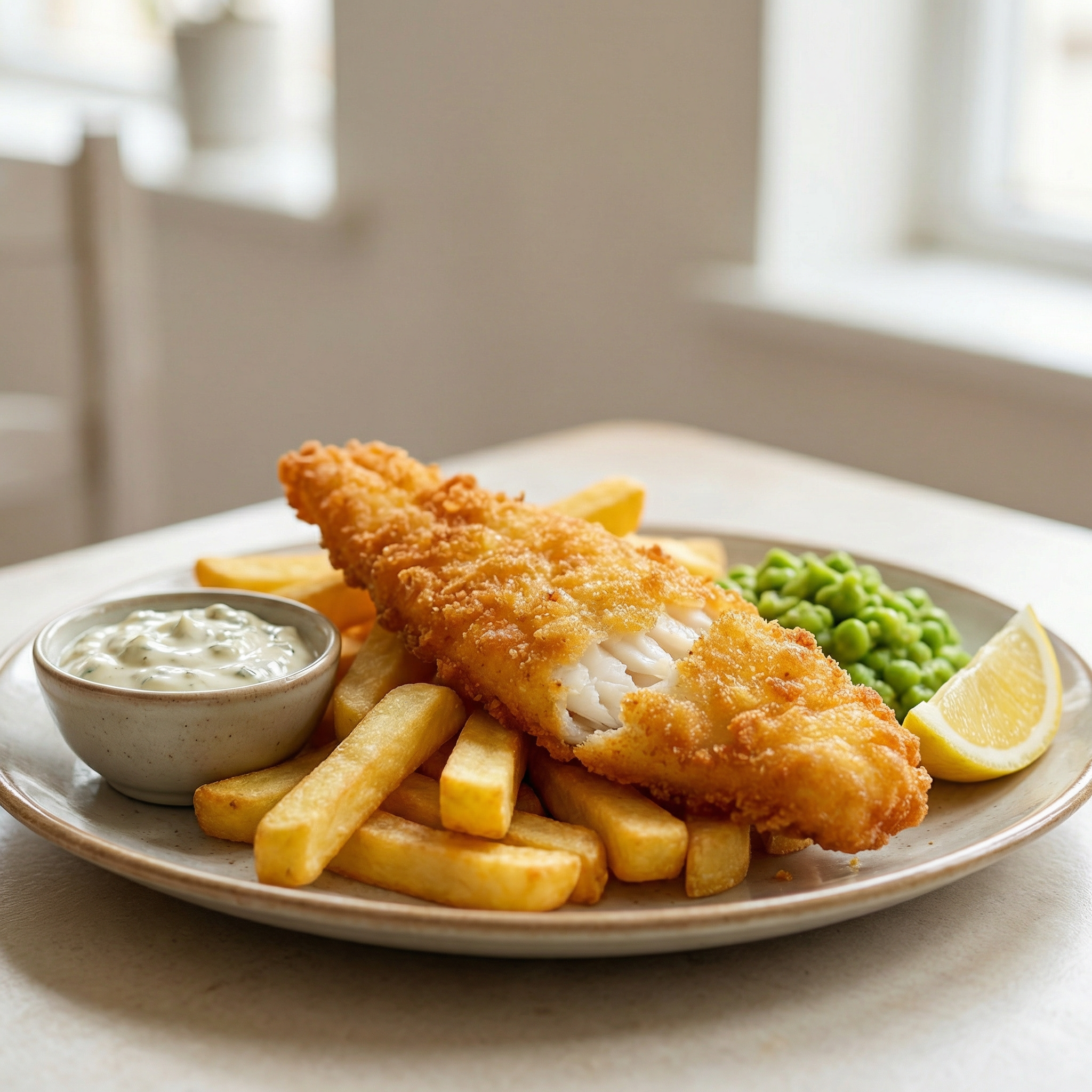 Lubina salvaje al champagne con caviar de Riofrío