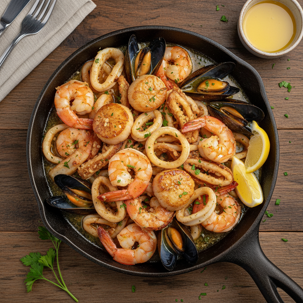 Gegrillter Oktopus „Surf & Turf“