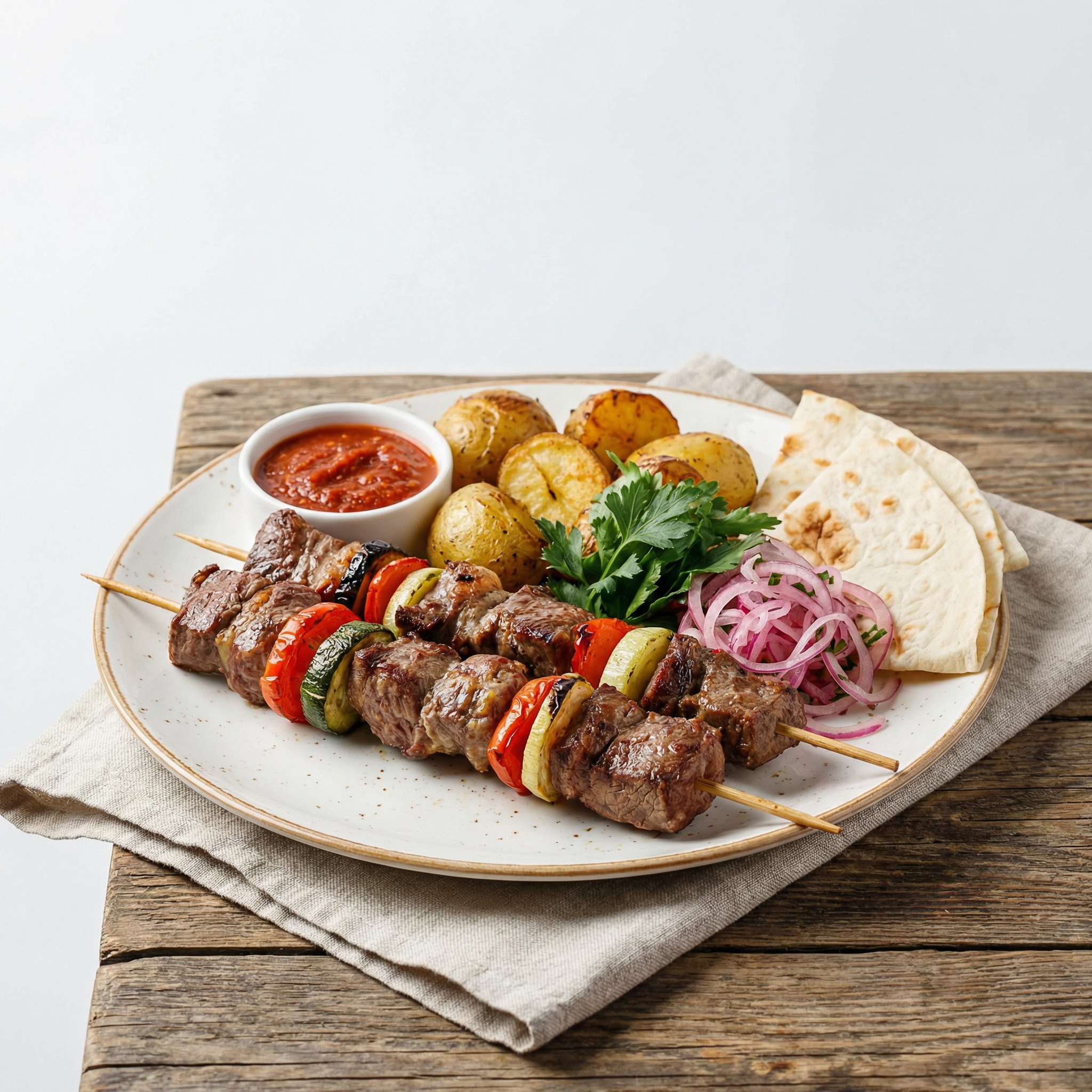 Kebab De Pollo Shashlik Tandoori