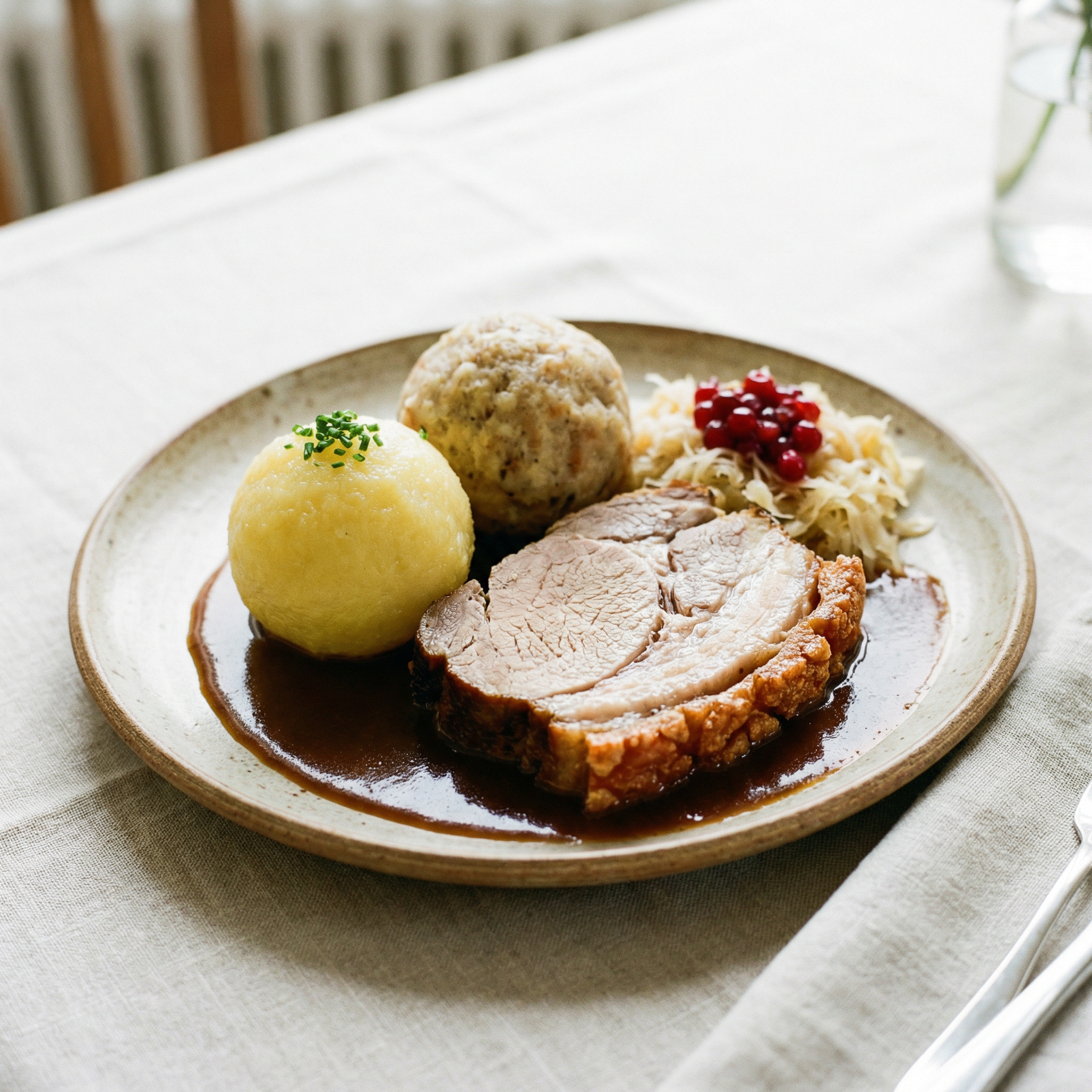 Cochinillo en su jugo