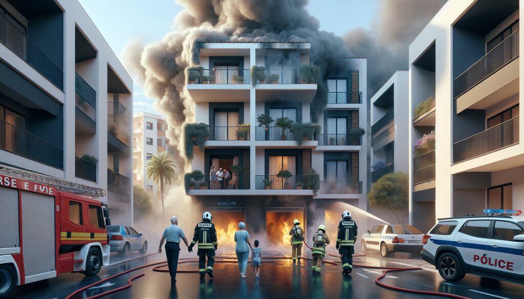 Sichere Rettung von vier Personen bei Garagenbrand in Palma de Mallorca