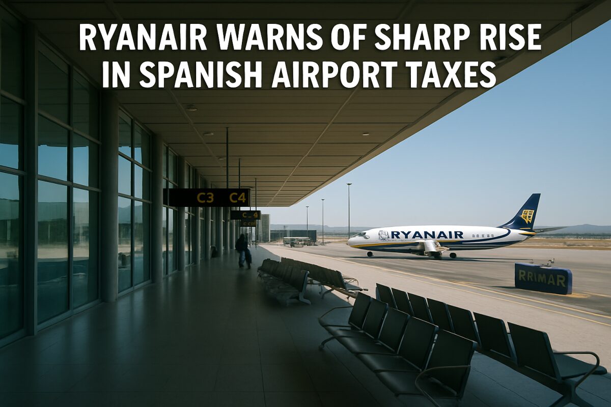 Ryanair warnt vor drastischen Folgen der übermäßigen Flughafensteuererhöhung in Spanien