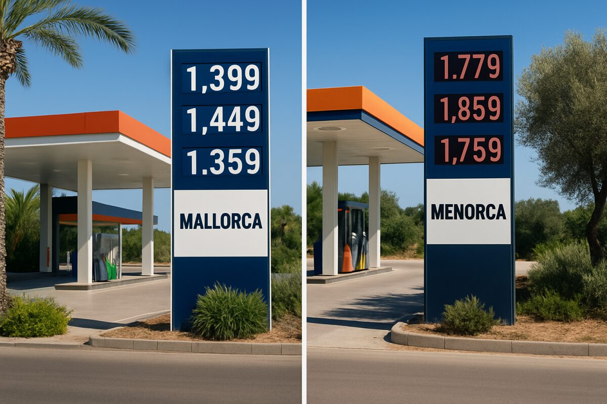 Tankstellenpreise auf den Balearen: Mallorca bietet günstigsten Sprit, Menorca am teuersten