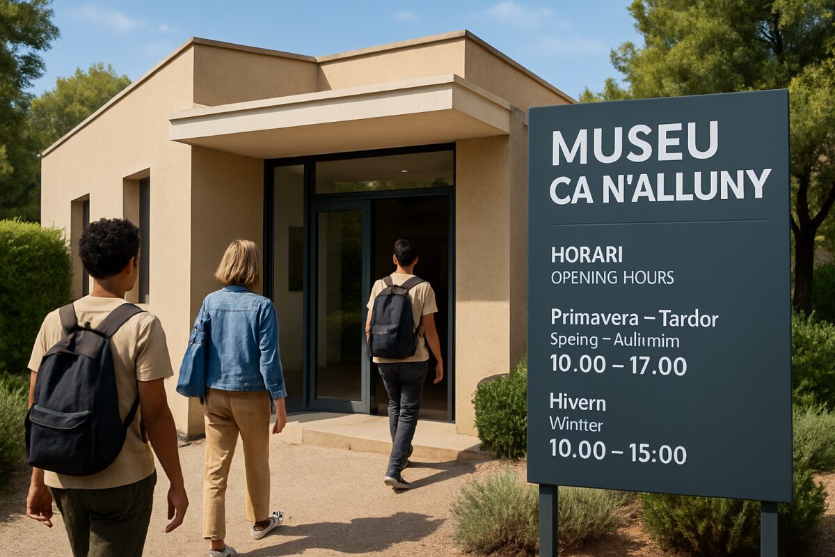 Öffnungszeiten und Besuchsinformationen für das Museum Ca n’Alluny in Spanien