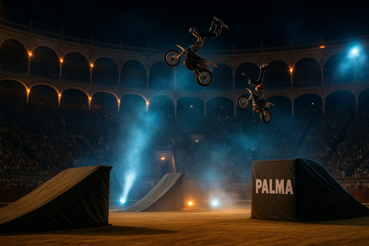 Spektakuläre Rückkehr des SoloFlow Freestyle Motocross-Events in Palmas Stierkampfarena