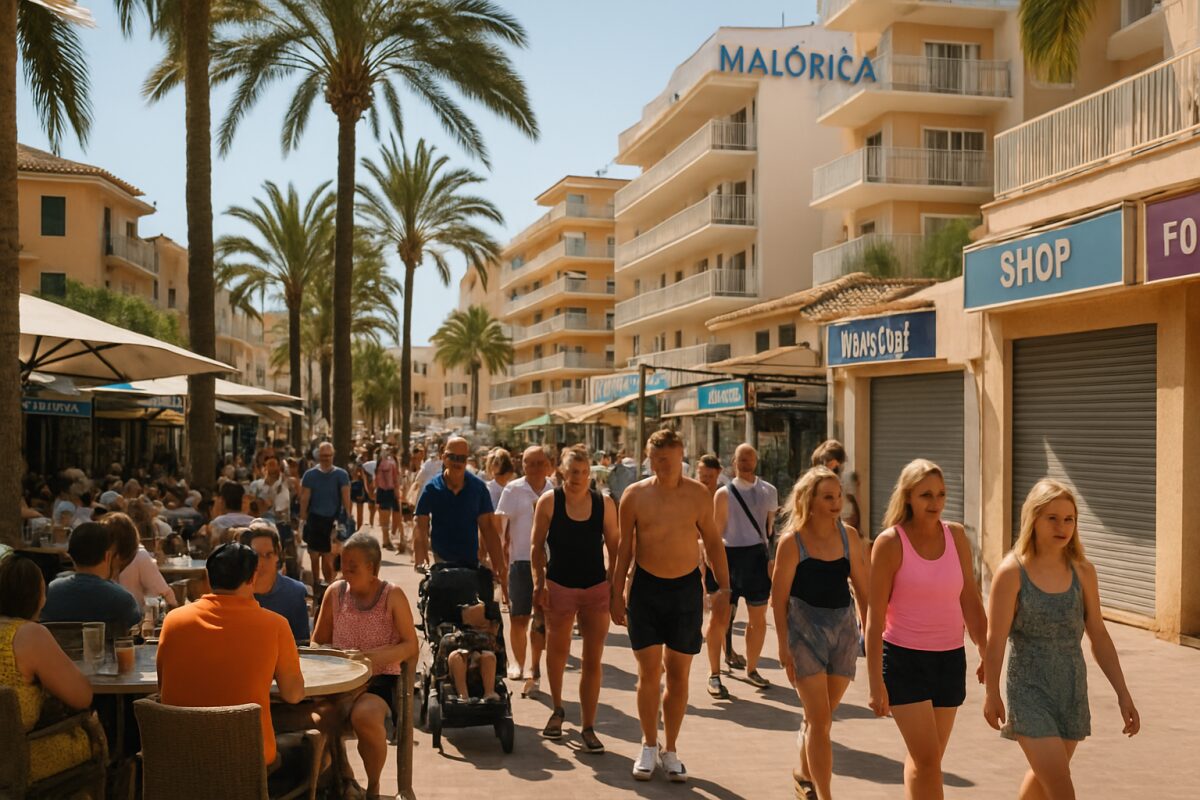Mallorcas Tourismus: Volle Resorts und zahlreiche Touristen, aber nachlassende Umsätze im Einzelhandel