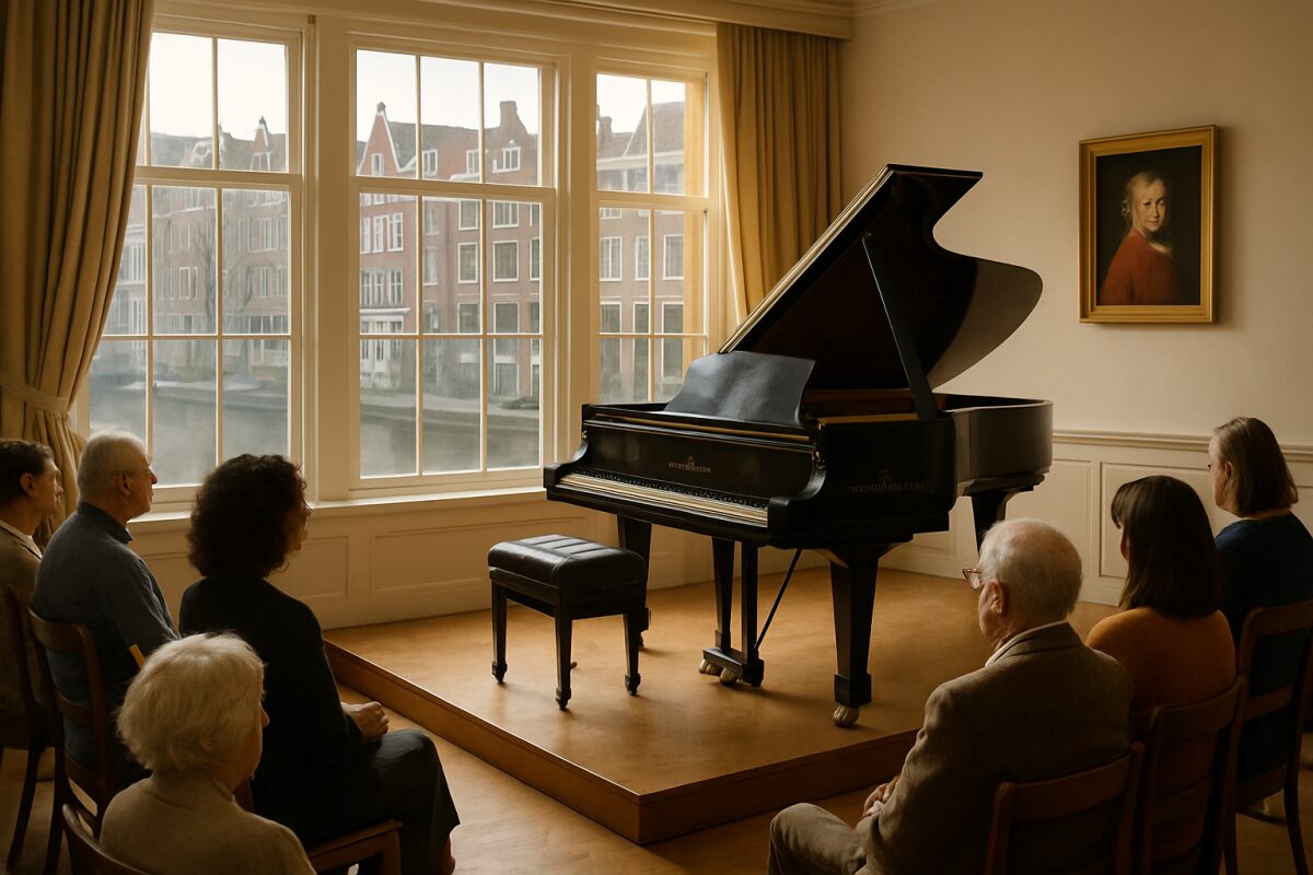 Maria João Pires erwartet ein weiteres Mozartkonzert bei einem Mittagskonzert in Amsterdam