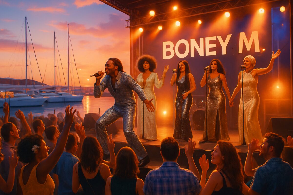 Boney M begeistert mit legendärem Disco-Konzert beim Port Adriano Musikfestival auf Mallorca
