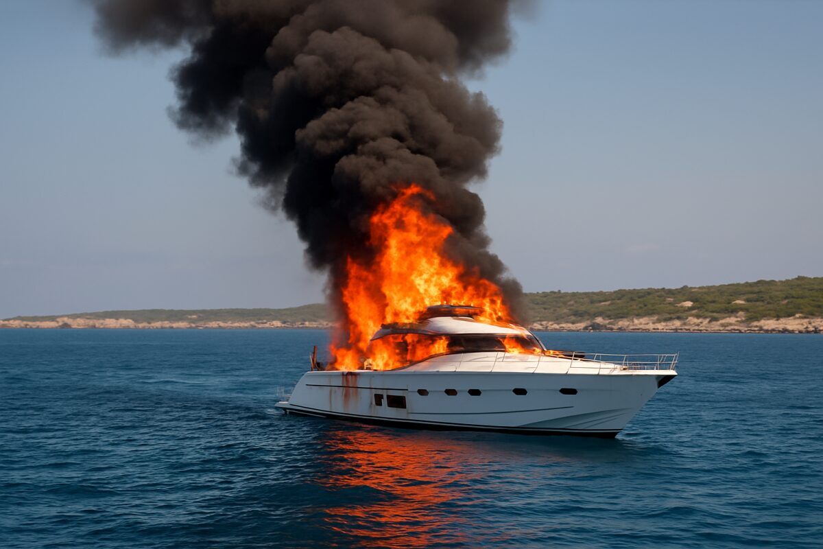 Brand auf Yacht vor Formentera verursacht erheblichen Sachschaden