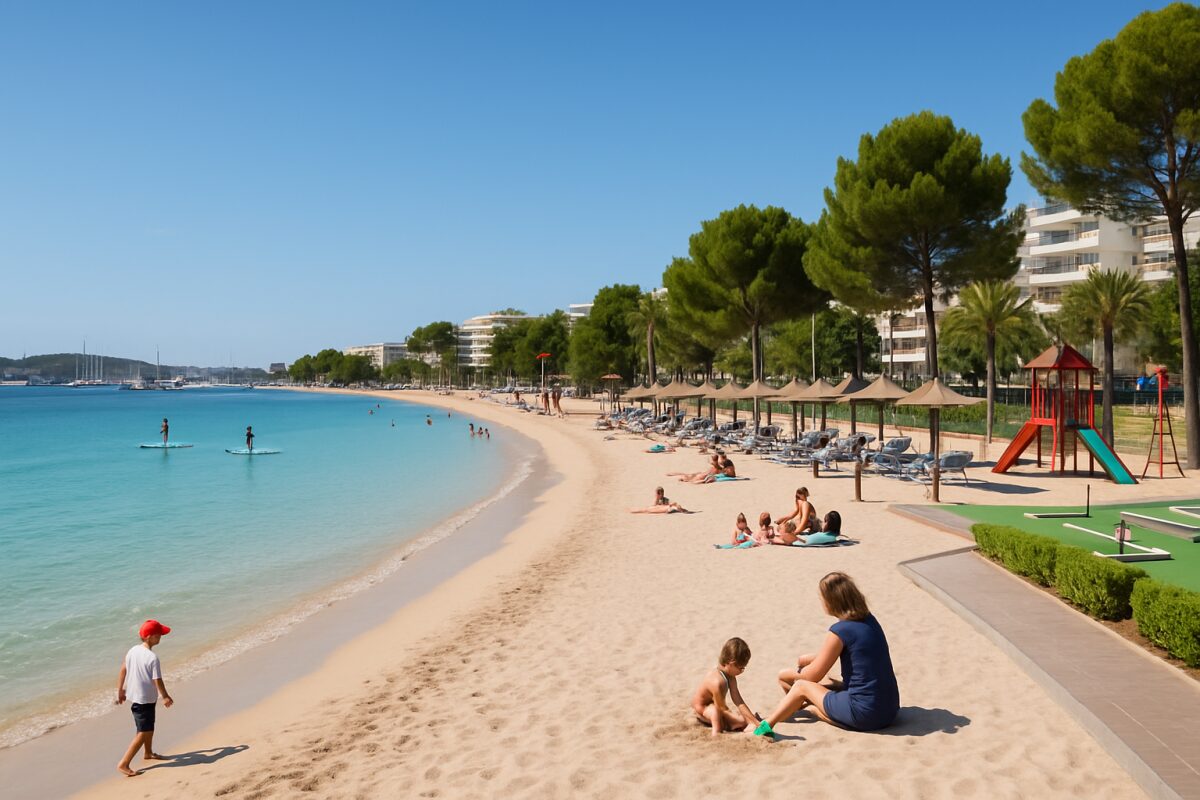 Es Carregador Strand in Palmanova: Ein familienfreundlicher Küstenabschnitt mit umfassenden Freizeitangeboten