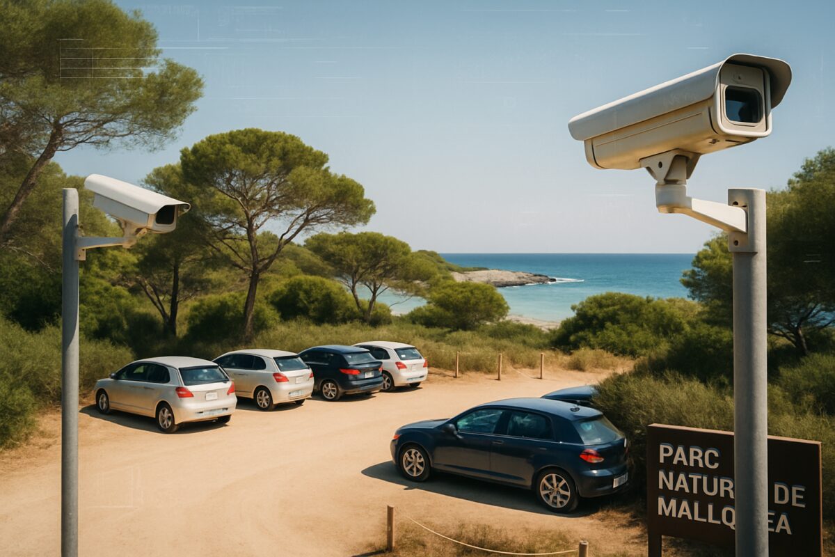 Mallorca führt Kameras zur Parkplatzüberwachung an Stränden ein, um Staus zu reduzieren und Urlaubserlebnisse zu verbessern