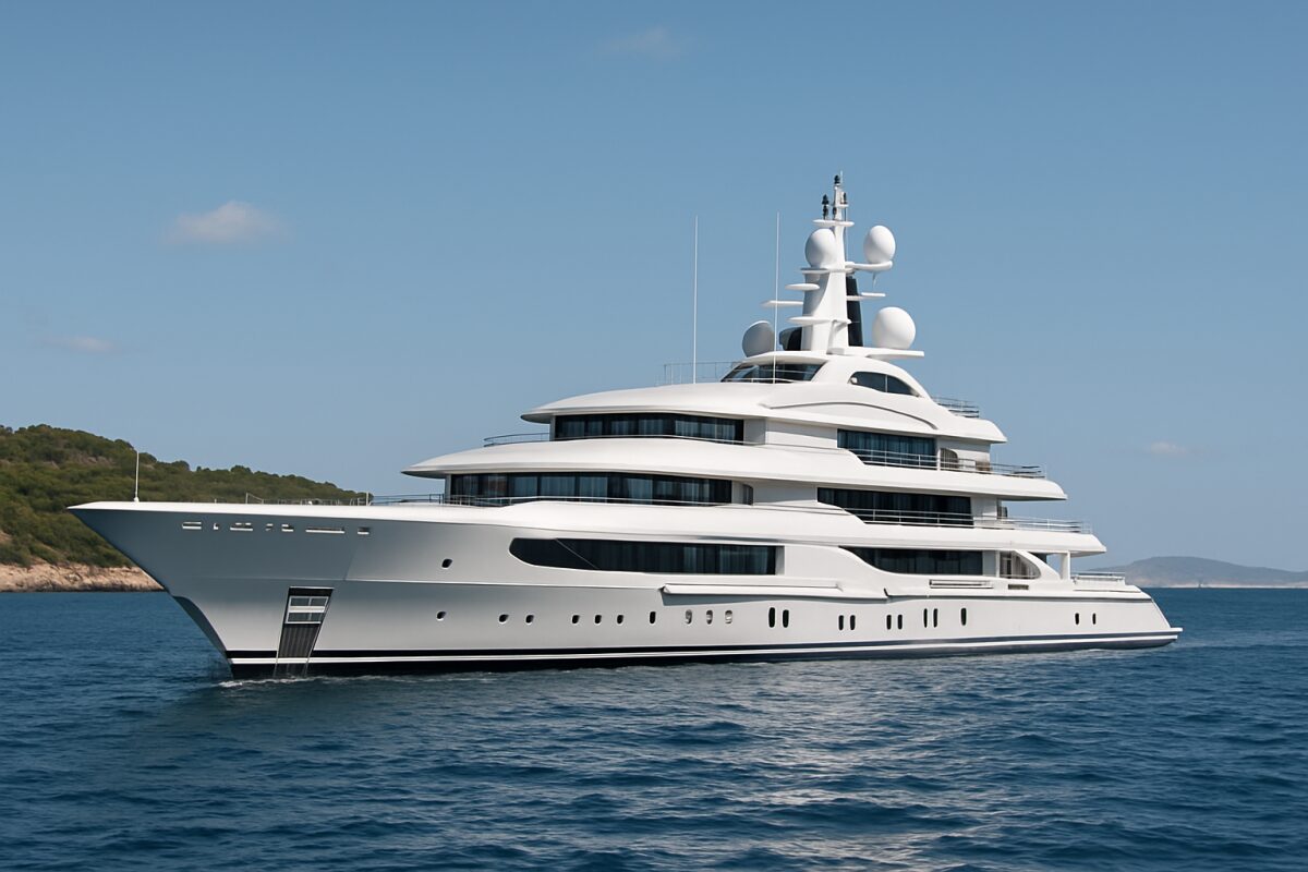 Luxuriöse Superyacht des American Home Depot Tycoons auf Mallorca gesichtet