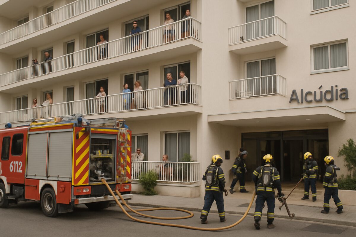 Feuer in Mallorca-Hotel: Touristen aus Aufzug gerettet