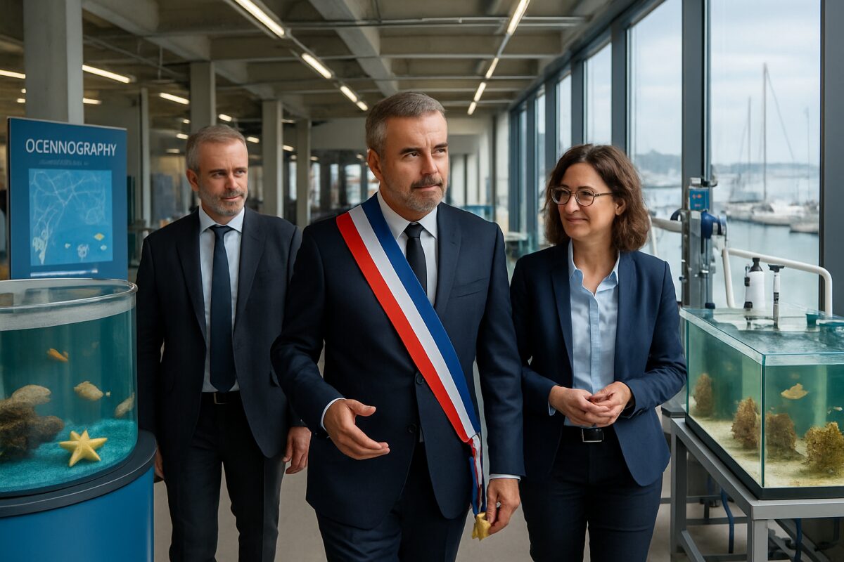 Palmas Bürgermeister besucht das Ozeanographische Zentrum
