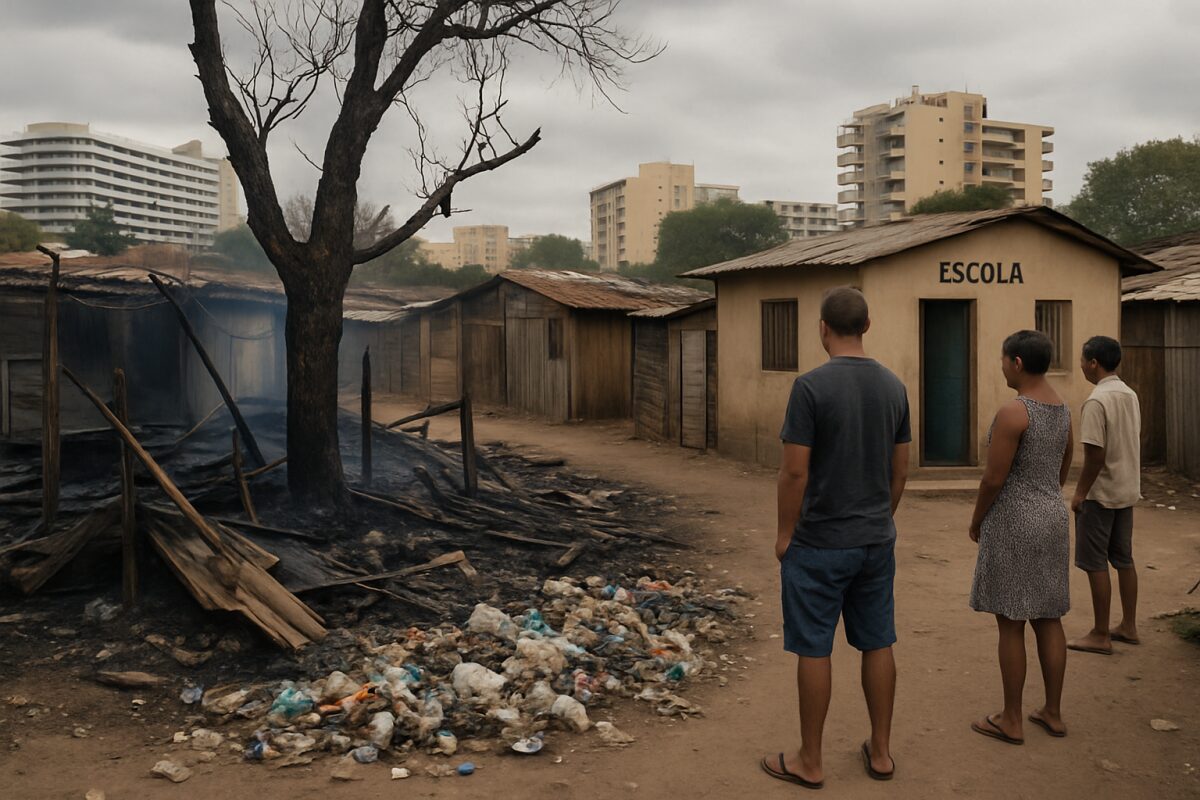 Brände in Palmas Obdachlosensiedlungen bedrohen Sicherheit