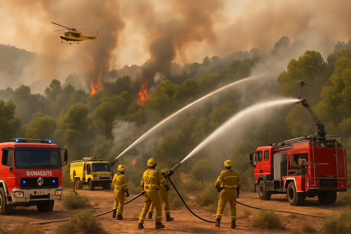 Konflikt um Ressourcen bei Waldbränden in Spanien eskaliert