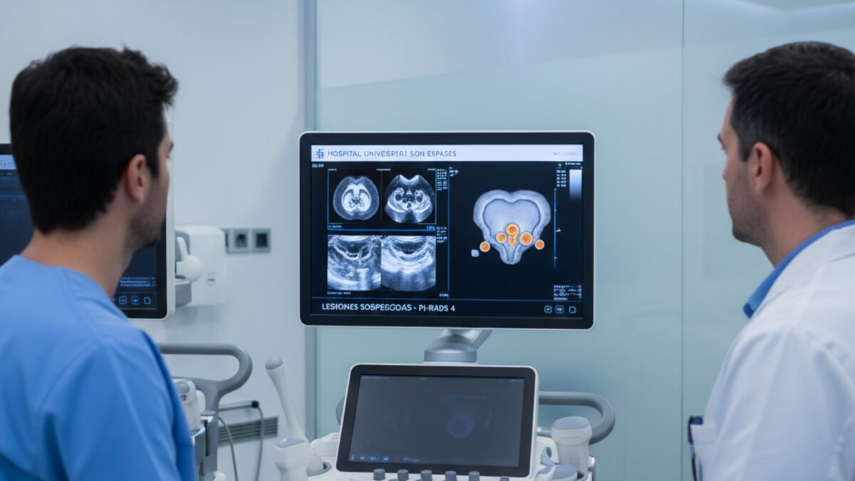 Modernes Ultraschallsystem mit Bildfusionstechnologie zur verbesserten Prostatakrebsdiagnose im Universitätsklinikum Son Espases auf Mallorca