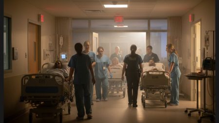 Psychiatrischer Patient verursacht Brand im Krankenhaus von Palma Hospitalpersonal evakuiert Patienten im Krankenhaus Son Espases in Palma während einer Rauchwolke nach einem Brand in der psychiatrischen Abteilung