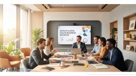 Menschen in einem modernen Coworking-Space in Calvià bei einer Geschäftsschulungsveranstaltung zur Förderung lokaler Unternehmer