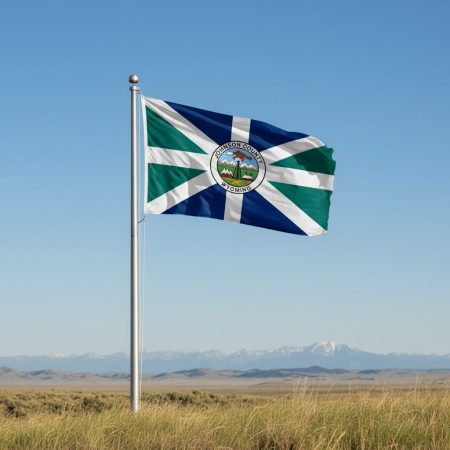 Baskische Flagge ziert US-County-Fahne: Johnson ehrt Erbe