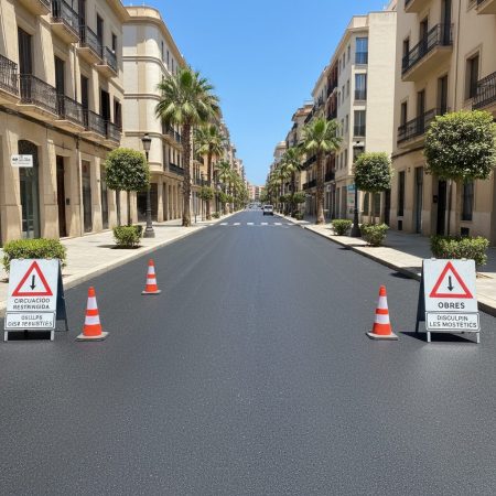 Emaya pavimentiert Straßen in Palma: Arbeiten vom 3. bis 5. September