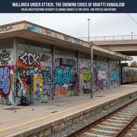 Vandalenakte von Graffiti-Gruppen in Palma erregen Aufmerksamkeit