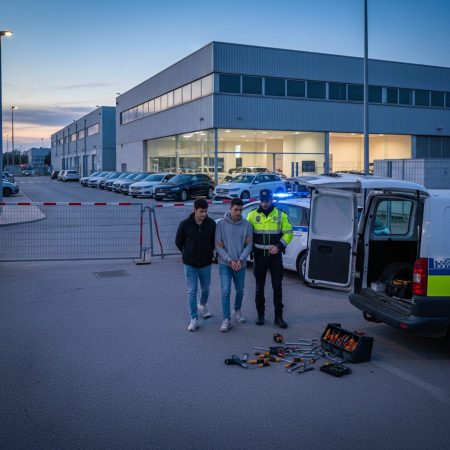 Verhaftung nach Autodiebstahl im Industriegebiet auf Mallorca