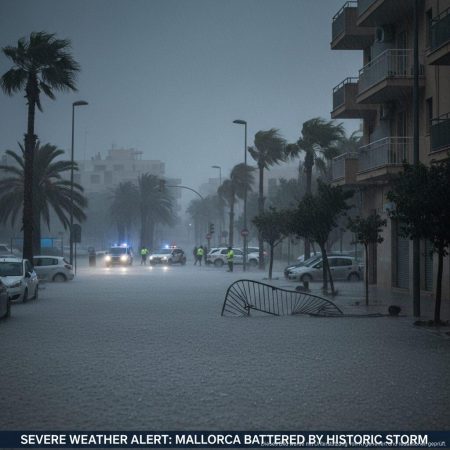 Stürmisches Wetter verursacht Schäden auf Mallorca und Überschwemmungen
