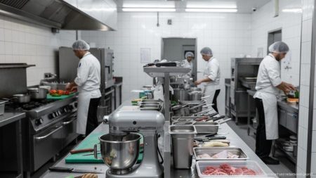 Hygieneskandal in einem Hotel auf Mallorca aufgedeckt Hotelküche auf Mallorca mit sichtbaren Hygieneproblemen wie Kakerlaken und Lebensmitteln in fragwürdigem Zustand