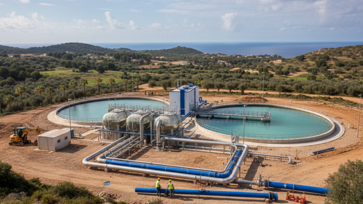 Moderne Entsalzungsanlage und Ausbau des Wassernetzes auf Mallorca zur Bekämpfung der Dürre