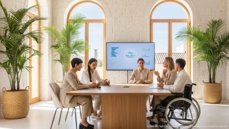 Mallorquinische Unternehmen sollen Israel boykottieren, fordert linke Parteien Geschäftsumfeld auf Mallorca mit Tourismusunternehmen und neutralen Geschäftspersonen symbolisiert politische Diskussion um Boykott von Israel