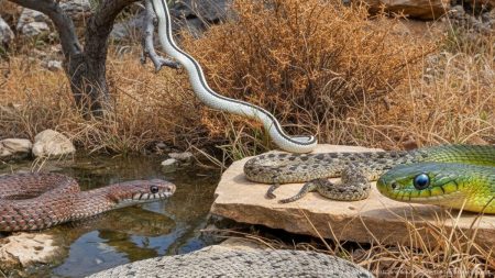 Schlangen auf Mallorca: Erkennen und richtig handeln Verschiedene Schlangenarten auf Mallorca in natürlicher mediterraner Umgebung zur Aufklärung und sicheren Handhabung
