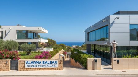 Sichere Wohn- und Geschäftsgebäude auf Mallorca mit moderner Überwachungstechnik von AlarmaBalear