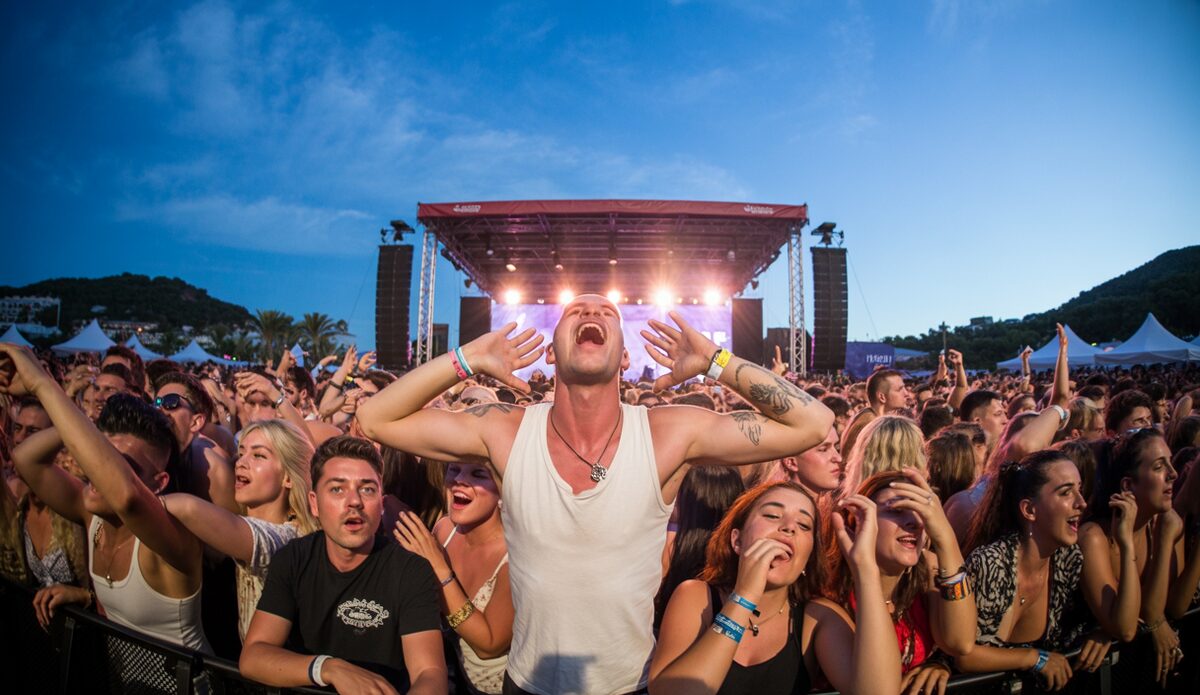 Aitana tritt beim Mallorca Live Festival auf und begeistert das Publikum.
