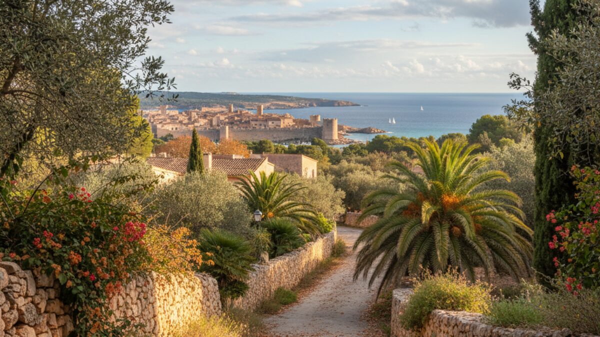 Herbstwetter in Alcúdia im Oktober mit milder Temperatur