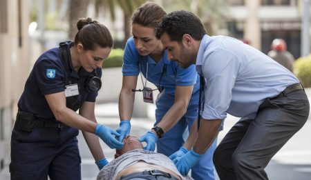 Anstieg der Schlaganfall-Fälle auf Mallorca um 23 % Sanitäter behandeln Schlaganfall-Patienten auf Mallorca