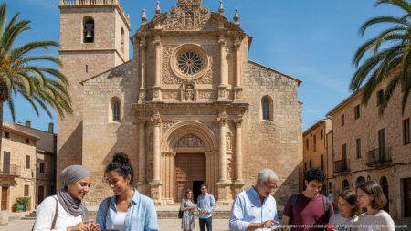 Die Kirche von Alaró mit Audio-Guidesystem