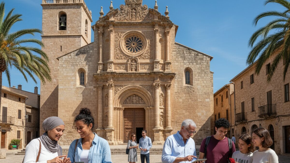 Die Kirche von Alaró mit Audio-Guidesystem