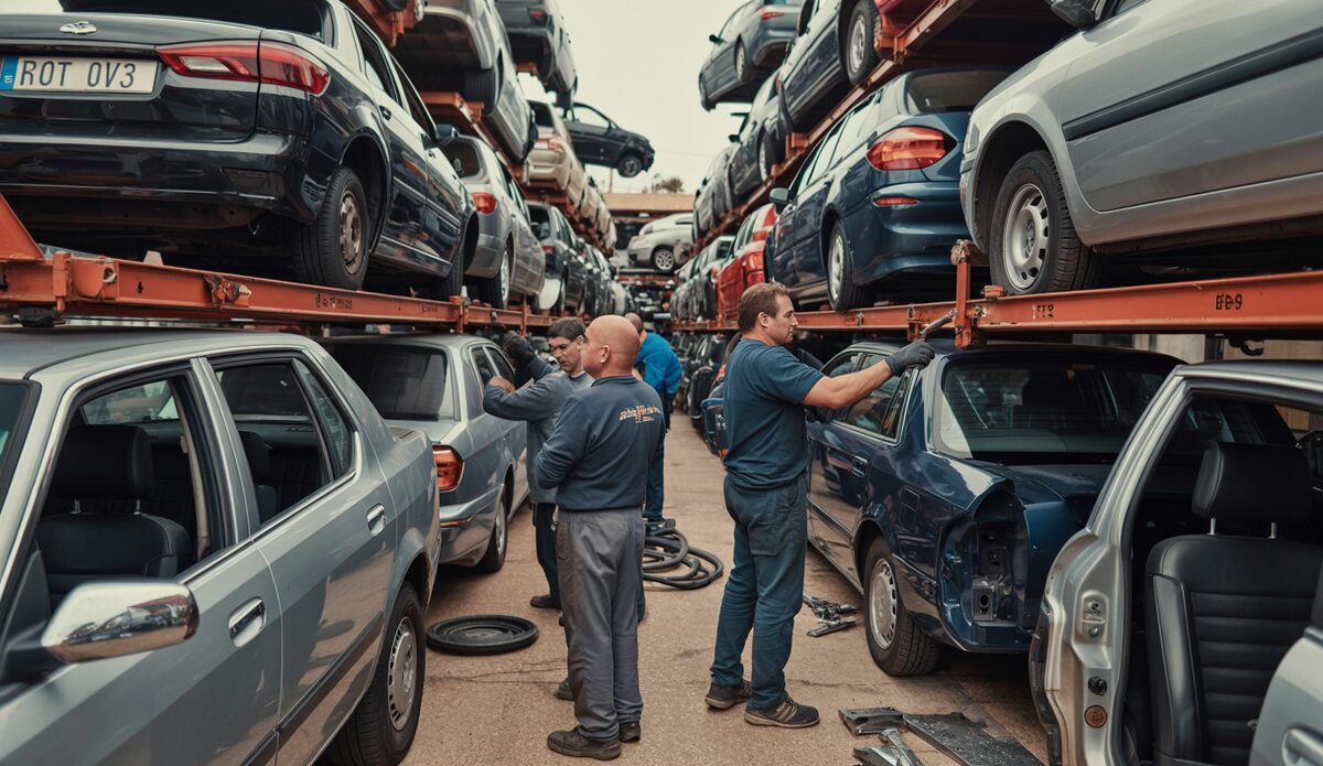 Kosten für Auto-Ersatzteile in Son Reus drastisch gesenkt Ein lebhafter Schrottplatz auf Mallorca mit günstigen Auto-Ersatzteilen