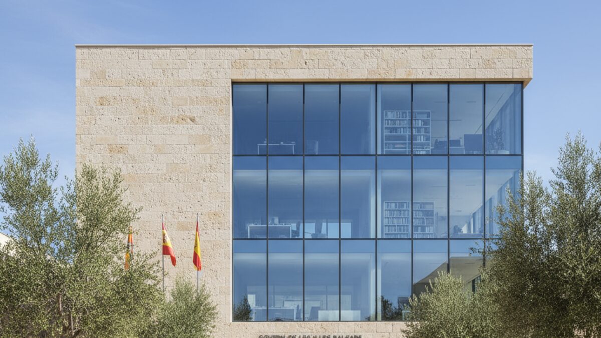 Das Regierungsgebäude der Balearen zeigt politische Stabilität trotz geplanter vorgezogener Wahlen in Spanien