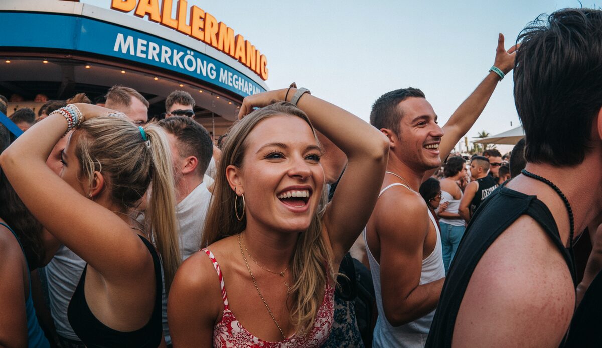 Ballermann-Closing auf Mallorca zieht deutschsprachige Partyurlauber an Deutschsprachige Touristen feiern das Ballermann-Closing auf Mallorca.