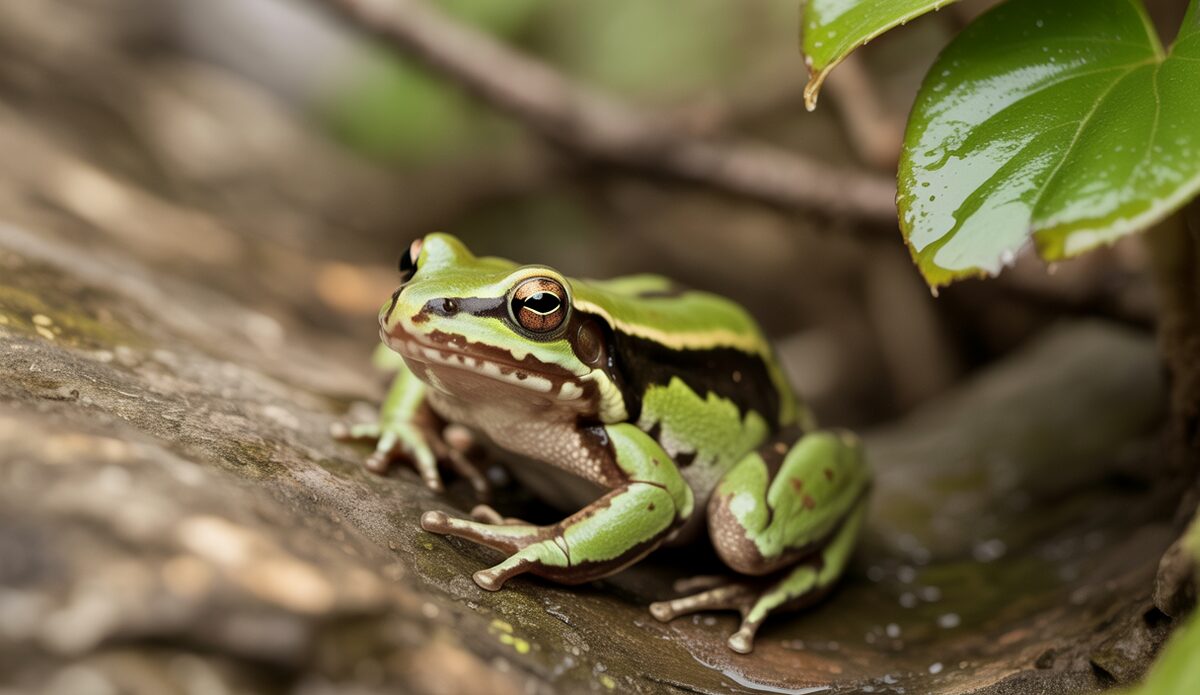 Ferreret: Ein fossiles Juwel der Balearen vor dem Aussterben bewahrt Der bedrohte Ferreret-Frosch in Mallorcas Serra de Tramuntana in seinem natürlichen Lebensraum