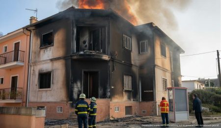 Brand in Cala Bona: Deutsche Eigentümer kämpfen um Unterstützung Brand in Cala Bona: Deutsche Eigentümer vor rußgeschwärztem Gebäude
