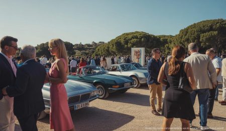 Oldtimer bei der Car Week Mallorca mit Kunst und Wohltätigkeit