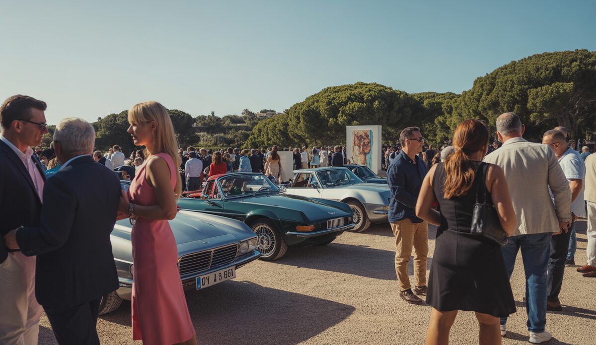 Oldtimer bei der Car Week Mallorca mit Kunst und Wohltätigkeit