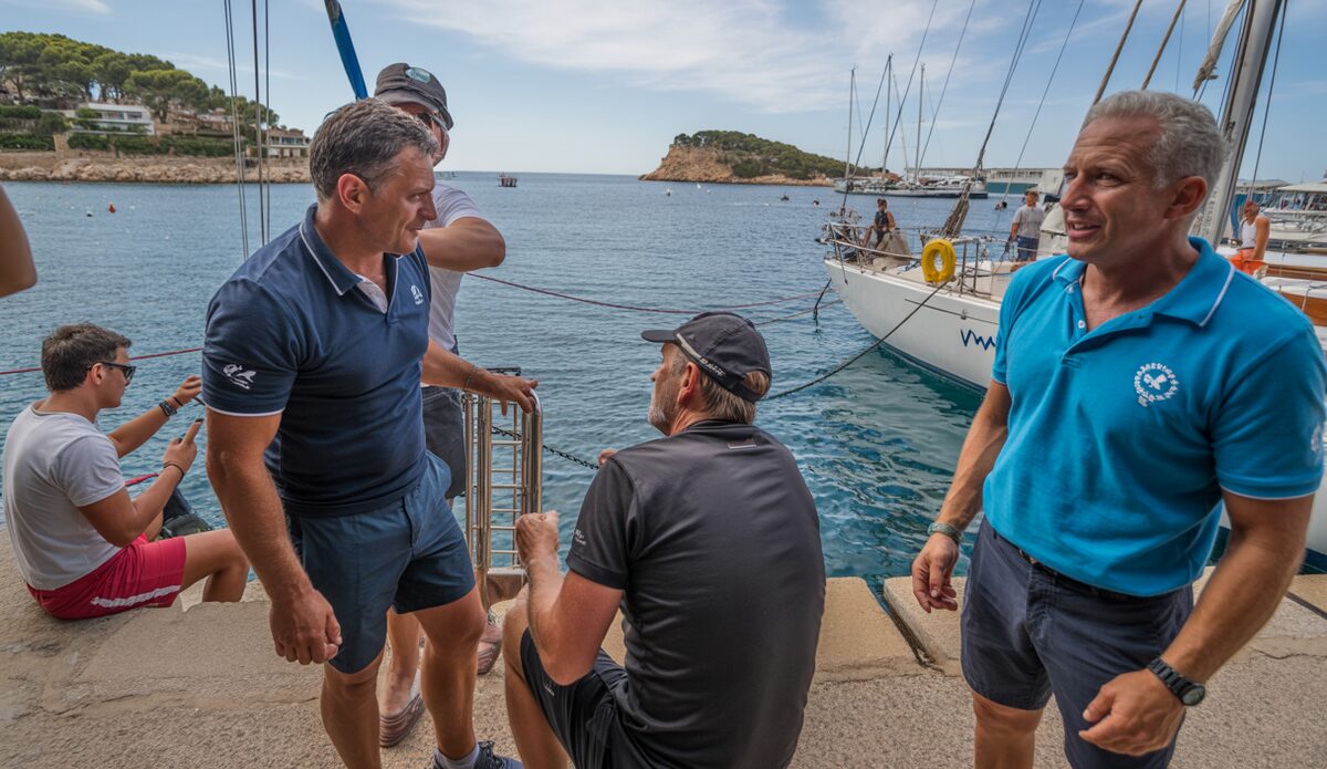 Der Kampf des Club de Vela um den Erhalt in Puerto Andratx Club de Vela in Puerto Andratx, Mallorca zeigt die Vielfalt und Lebendigkeit des Segelclubs.