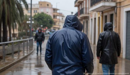 DANA verursacht heftige Wetterbedingungen in der Mittelmeerregion Starke Regenfälle und Stürme durch DANA in Menorca und Mallorca