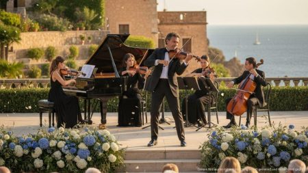 Violinist Daniel Hope bei seinem eindrucksvollen Auftritt mit Kammermusikern beim Festival de Pollença auf Mallorca